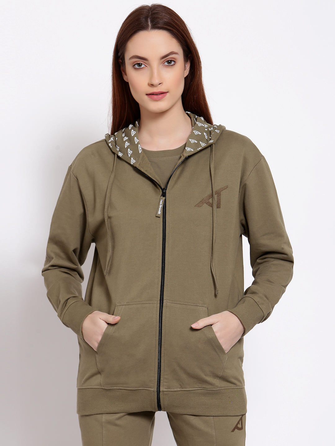 Old Army Green Fly Hoodie