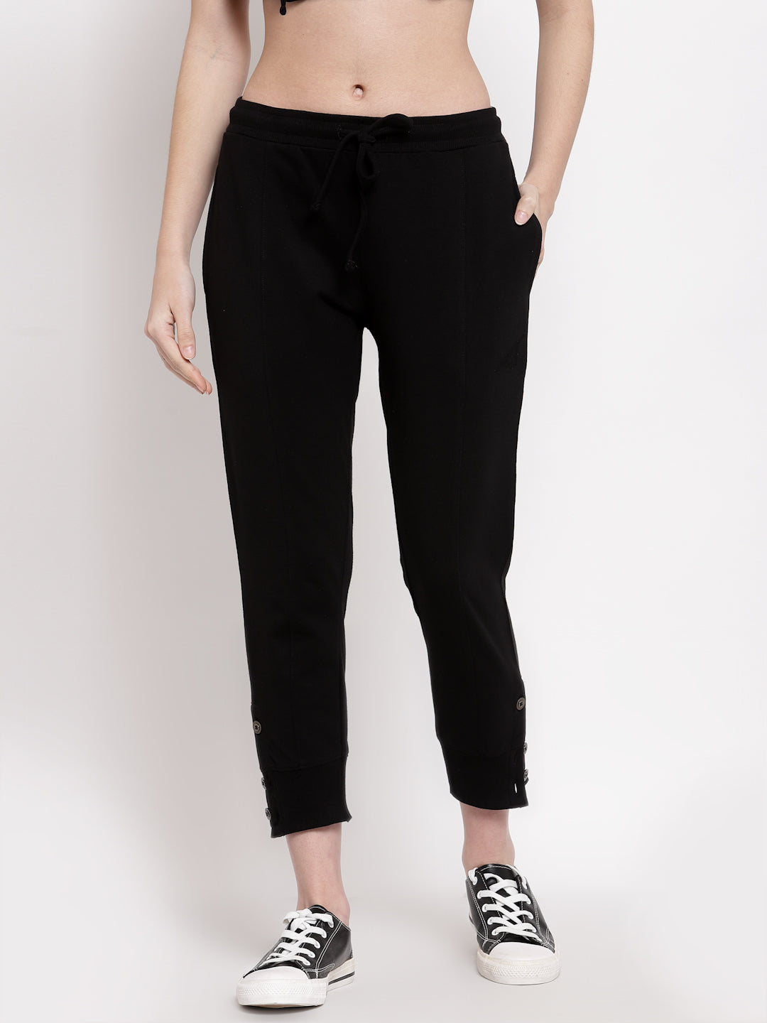 Mercy Black Ankle Joggers