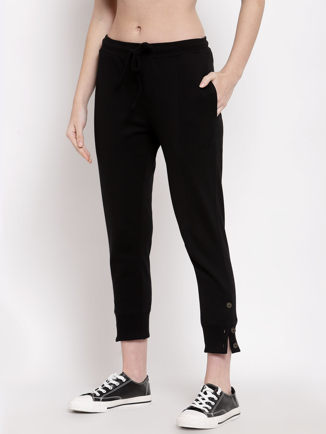 Mercy Black Ankle Joggers
