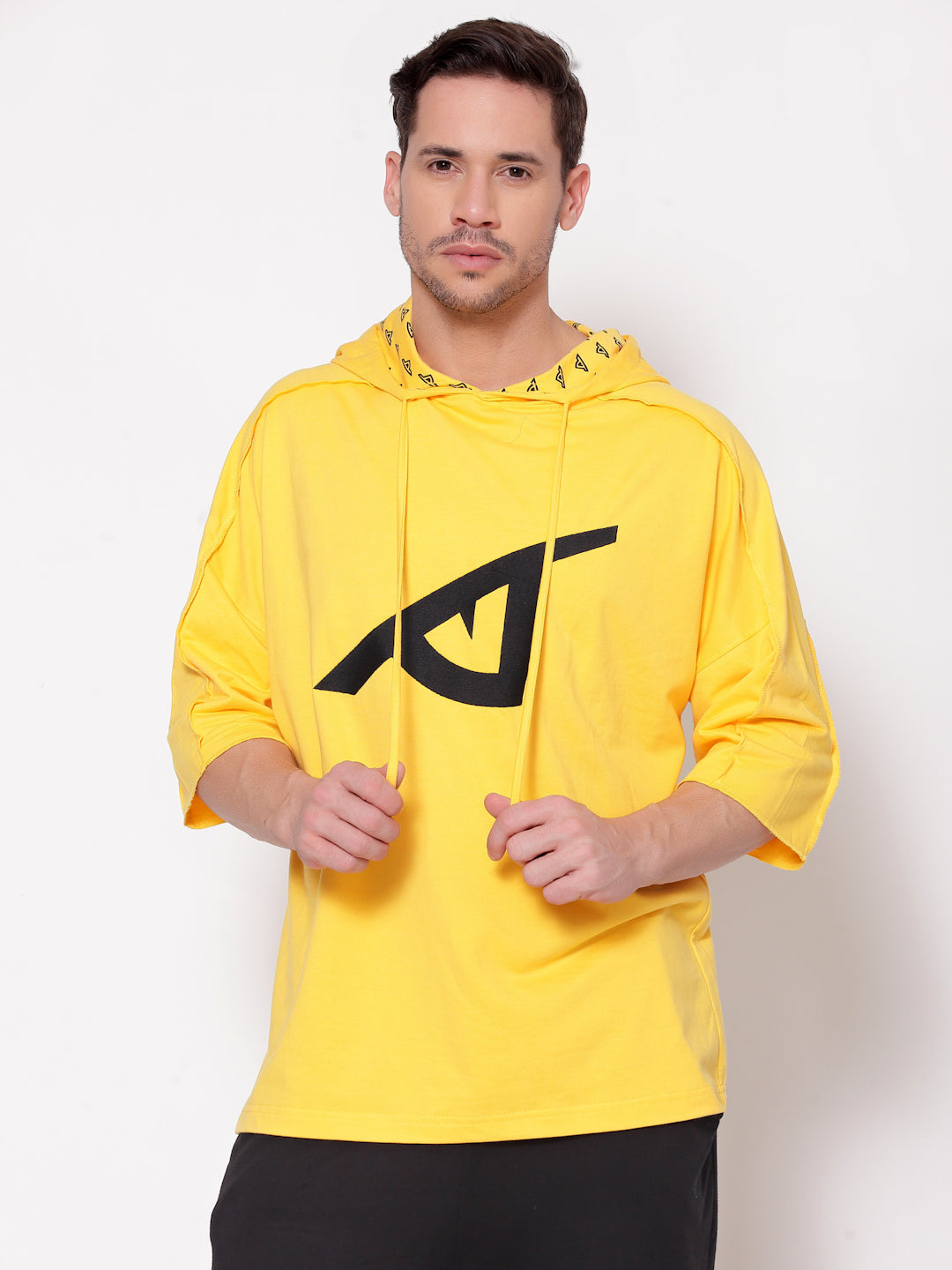 Sub Yellow Half hoodie